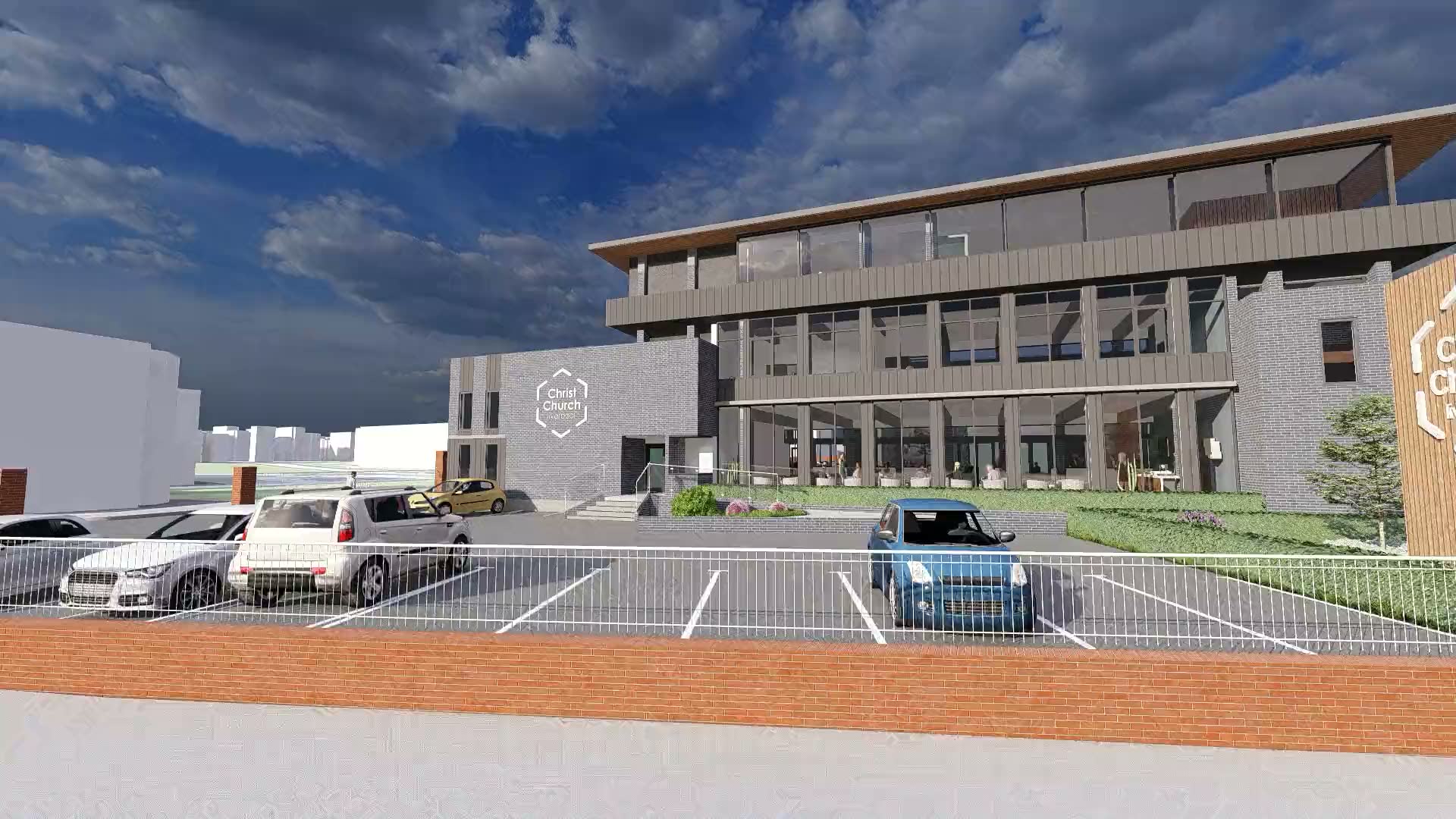Rendering of the proposed design for 145 Edge Lane, subject to change