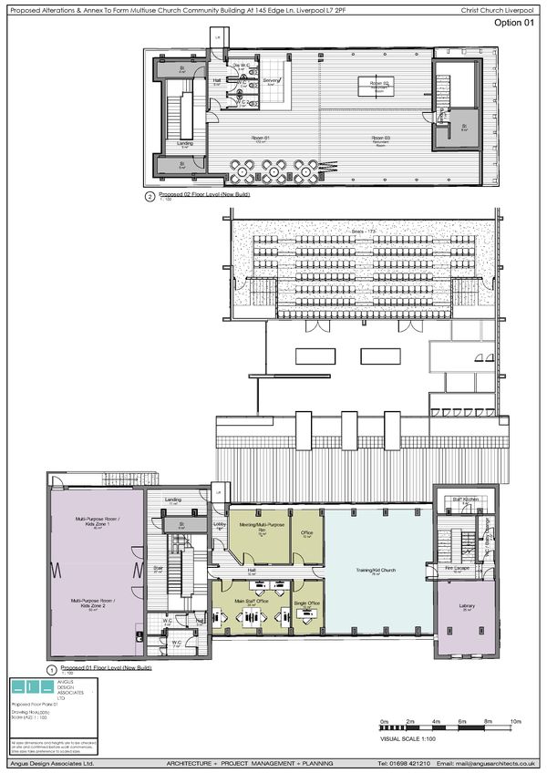 Preview of proposed first and second floor plan