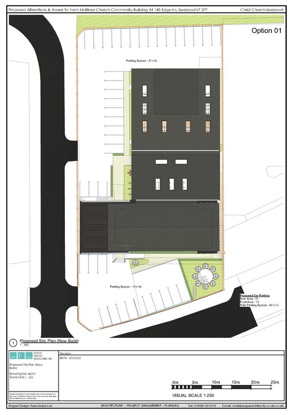 Preview of proposed site plan